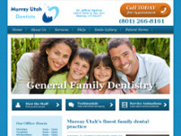 Murray Utah Dentists website screenshot