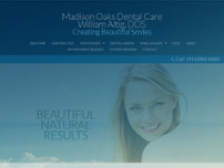 Madison Oaks Dental Care website screenshot