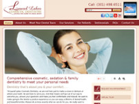 Laurel Lakes Cosmetic Dentistry website screenshot
