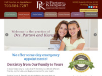 Drs Partovi and Kianpour website screenshot
