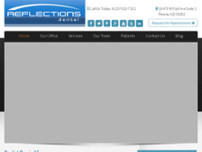 Reflections Dental website screenshot