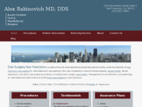 Dr. Alex Rabinovich website screenshot