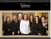 DeFelice Dentistry website screenshot