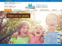 DeDomenicoPediatricDentistry website screenshot