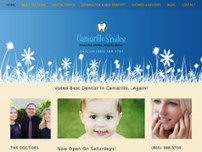 Camarillo Smiles website screenshot
