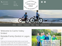 Cache Valley Smiles website screenshot