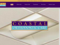 Coastal Orthodontic Care website screenshot