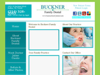 Buckner Family Dental website screenshot