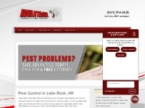Website Screenshot Advantage Mosquito & Pest Control