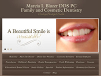 Marcia L Blazer DDS PC website screenshot