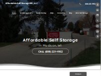 Website Screenshot Affordable Self Storage WI LLC
