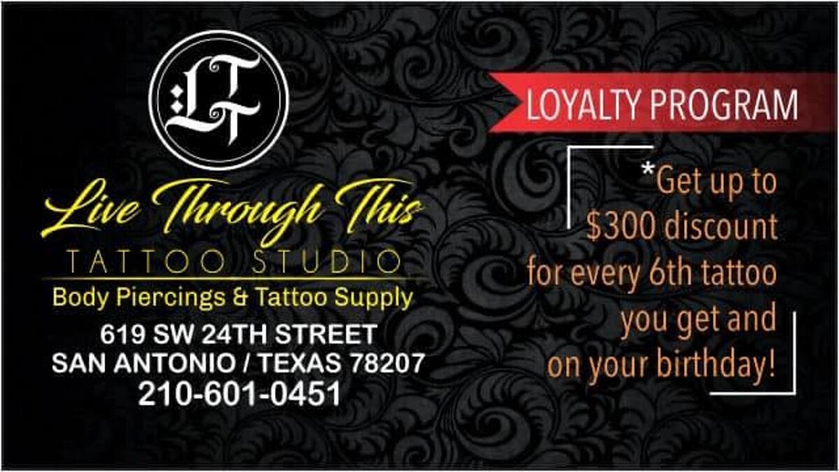 It's Live Through This Tattoos, Supplies, & Piercings Logo