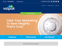 Valpak of Rochester website screenshot