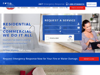 Steamatic Cleaning Services website screenshot