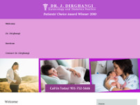 Dirghangi, J MD FACS FACOG website screenshot