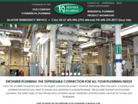Krohmer Plumbing website screenshot