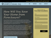 The Law Office of James J Cassar Esq website screenshot