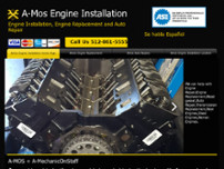 Amos Engine Installation website screenshot