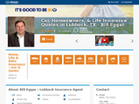 Screenshot for https://agents.allstate.com/bill-eggar-lubbock-tx1.html