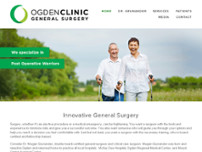 Megan Grunander, MD, FACS | Utah General Surgeon website screenshot