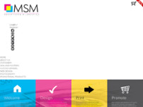 MSM Advertising & Logistics website screenshot