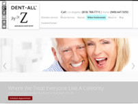Dent-All By Dr. Z website screenshot
