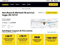 Website Screenshot Meineke Car Care Center
