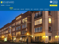 The Boulevard Apartments website screenshot