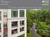 Marshall Park Apartments & Townhomes website screenshot
