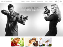 Cast of Thousands Photography website screenshot