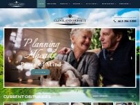 Website Screenshot Cleveland-Moffett Funeral Home