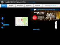 CUSTOM INSTALLATIONS website screenshot