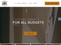 Old South Custom Cabinets website screenshot