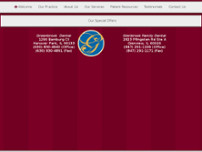 Glenbrook Family Dental website screenshot