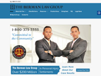 The Berman  Law Group website screenshot