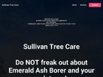 Sullivan Tree Care website screenshot