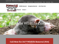 Screenshot for https://pinnaclewildlifecontrol.com