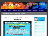 Econo Air website screenshot