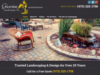 Giovine Landscaping Inc. website screenshot