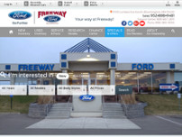 Freeway Ford website screenshot