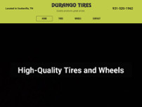 Durango Auto Sales and Tires website screenshot