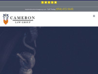 Cameron Law Group website screenshot