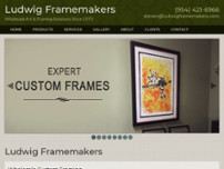 Ludwig Framemakers website screenshot