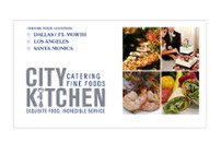 City Kitchen Catering Fine Foods website screenshot