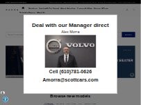 Website Screenshot Scott Volvo Cars Allentown
