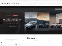 Website Screenshot Volvo Cars Corvallis