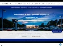 Website Screenshot Weaver Brothers Volvo Cars