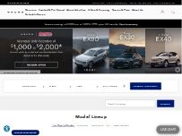 Website Screenshot Volvo Cars of Marietta