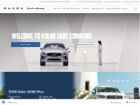Website Screenshot Volvo Cars Edinburg