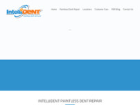 IntelliDent Paintless Dent Repair website screenshot